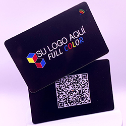 Smart Cards negra de PVC